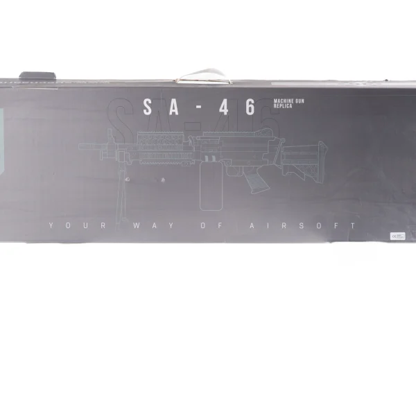 asgbox.pl - Replika karabinu maszynowego SA-46 EDGE™ - Czarny (OUTLET)
