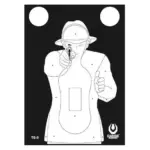 asgbox.pl - Tarcza strzelecka TS-9 "Francuz" - 500 sztuk