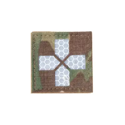 asgbox.pl - Naszywka MED Cross Odblaskowa - Multicam