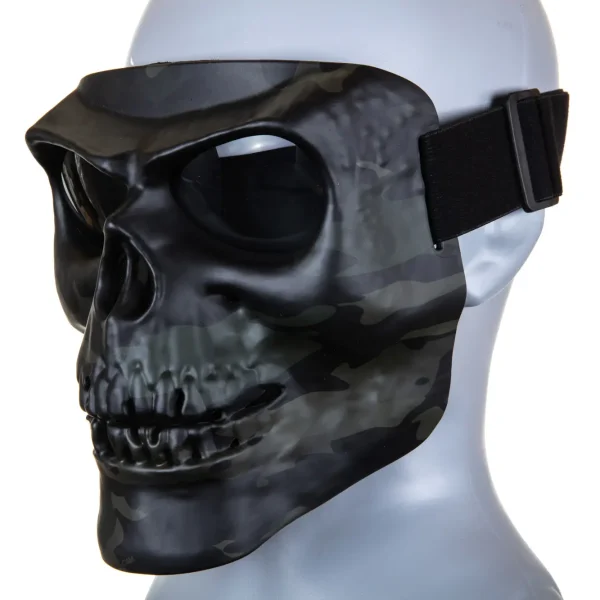 asgbox.pl - Maska Skeleton Full Face MC Black