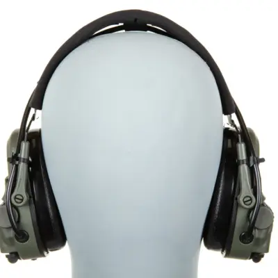 asgbox.pl - Taktyczny zestaw słuchawkowy Wosport HD-17-A Gen 6 Oliwkowy