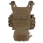 Kamizelka typu Plate Carrier Wosport VE-106 Coyote Brown - obrazek 3