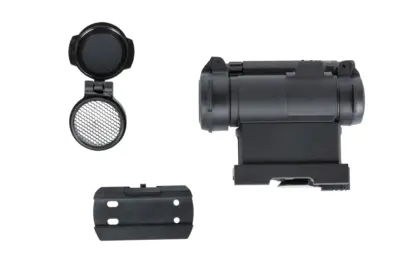 asgbox.pl - Kolimator JJ Airsoft M5 z montażem niskim/QD Czarny