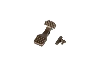 asgbox.pl - Wzmocniony Bolt Catch do replik M4/M16 AEG - Flat Dark Earth