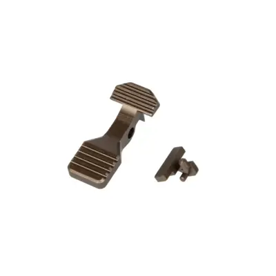 asgbox.pl - Wzmocniony Bolt Catch do replik M4/M16 AEG - Flat Dark Earth