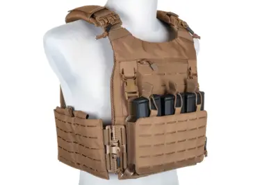 Kamizelka Taktyczna typu Plate Carrier Specna Arms Tactical QR Tan - obrazek 3