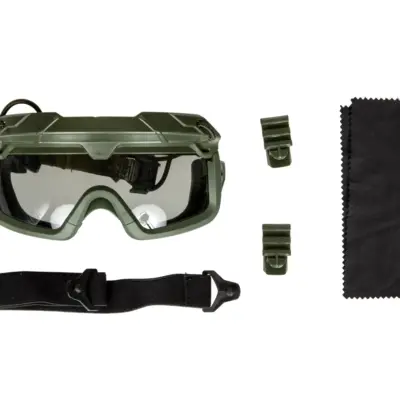 Gogle taktyczne 2w1 Oliwkowe / Czarne UTT-41-034108-00 asgbox.pl