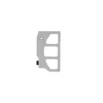 asgbox.pl - Aluminiowy spust do replik 1911/Hi-Capa - Srebrny