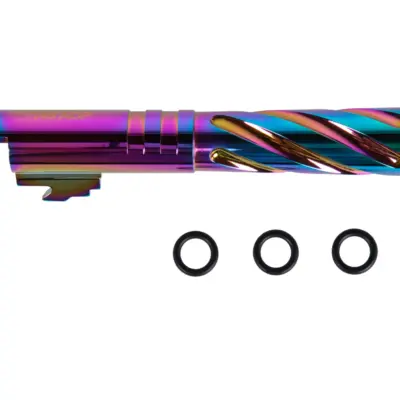 Aluminiowa lufa zewnętrzna LA Capa Customs TORNADO do replik TM Hi-Capa 4.3 Tęczowa LAC-12-040970-00 asgbox.pl Aluminiowa lufa zewnętrzna LA Capa Customs TORNADO do replik TM Hi-Capa 4.3 Tęczowa LAC-12-040970-00 asgbox.pl