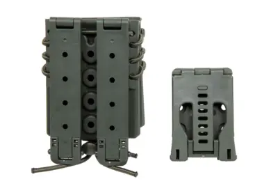 Ładownica na 2 magazynki M4/M16 Wosport Urban Assault Quick Pull Oliwkowy - obrazek 2