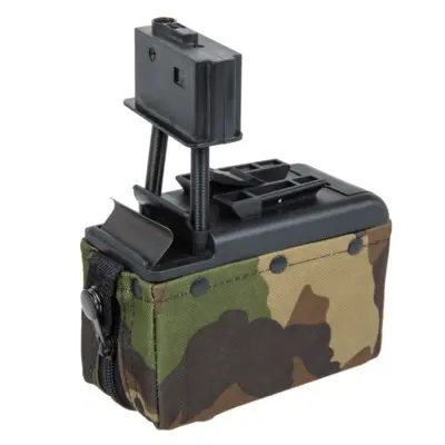 Alternative view of Elektryczny magazynek pudełkowy A&K na 2000 kulek do replik typu M249 Woodland