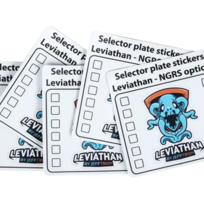 asgbox.pl - Zestaw naklejek selektora do układu ETU Jefftron Leviatan NGRS Optical