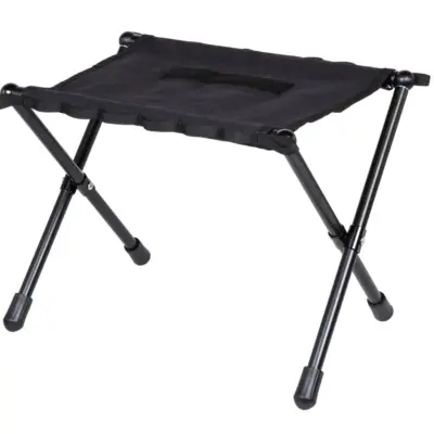 Alternative view of Taboret turystyczny składany Wosport Czarny