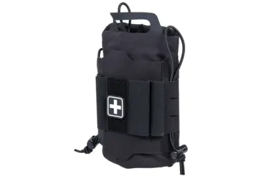 Taktyczna apteczka zrywana z panelem Molle Wosport Czarna - obrazek 4