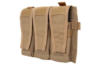 Panel Ładownica Ape Force Gear na 3 magazynki M4/M16 Coyote Brown - obrazek 3