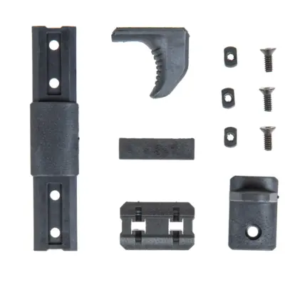 asgbox.pl - Modułowy chwyt Double Bell Hand Stop Kit na szynę MLOK Czarny