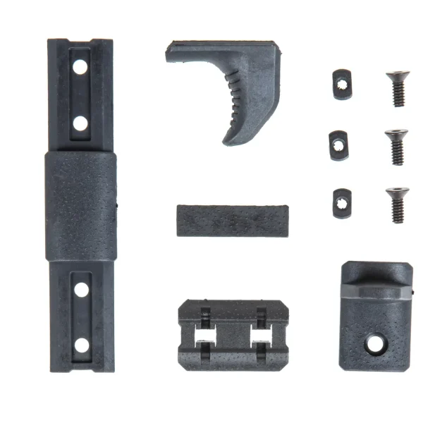 asgbox.pl - Modułowy chwyt Double Bell Hand Stop Kit na szynę MLOK Czarny