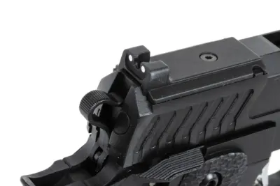 Pistolet ASG SRC Dark Viper DUAL POWER z magazynkiem green gas Czarny - obrazek 5