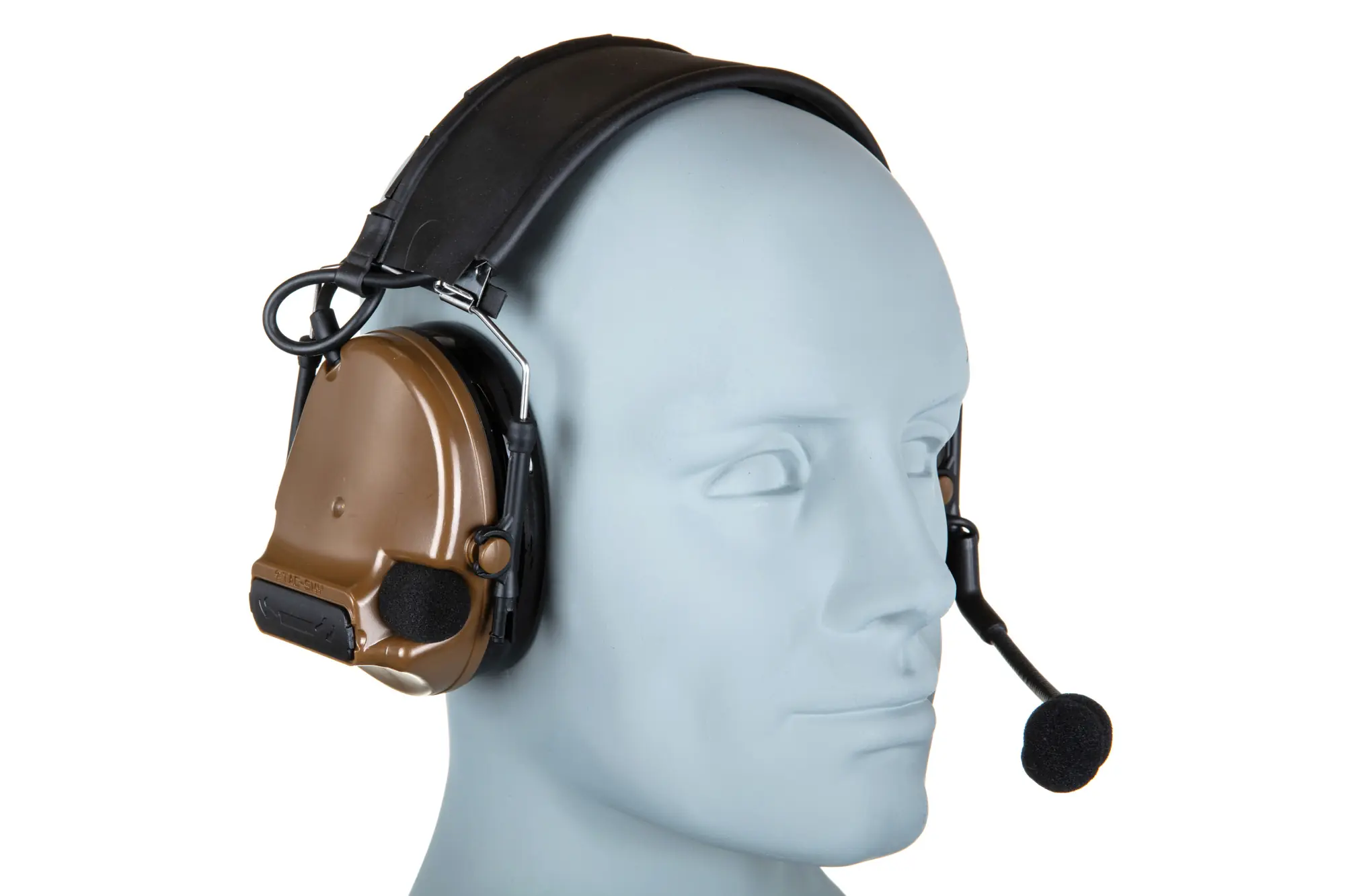 Zestaw słuchawkowy Tac-Sky WYS0053 CtC III Headset Coyote Brown TAC-31-043721-00 asgbox.pl Zestaw słuchawkowy Tac-Sky WYS0053 CtC III Headset Coyote Brown - obrazek 4