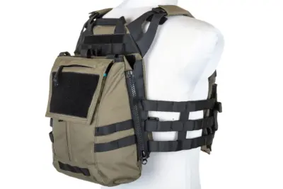 Kamizelka taktyczna Specna Arms Tactical typu Plate Carrier z panelem szturmowym Ranger Green - obrazek 5