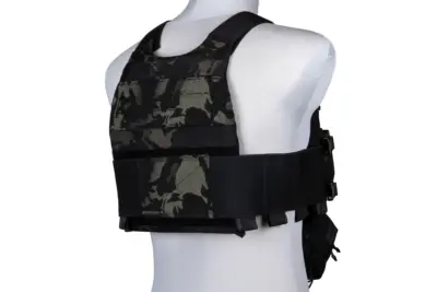 Kamizelka taktyczna typu FCS wraz z panelem typu MK Chest Rig - MC Black - obrazek 4