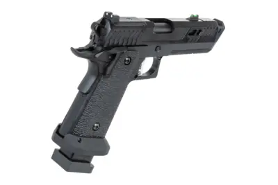 Pistolet ASG SRC Dark Viper DUAL POWER z walizką transportową i magazynkiem CO2 Czarny - obrazek 3