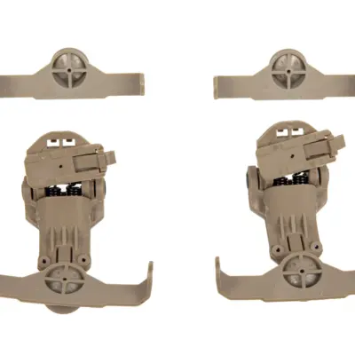 asgbox.pl - Adapter słuchawek typu MSA Sordin na szyny typu ARC (Typ AMP) - Dark Earth