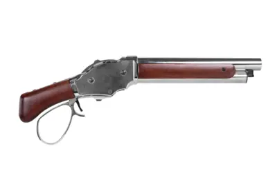 Replika strzelby Golden Eagle M1887 Compact Wild Lever Srebrny - obrazek 5