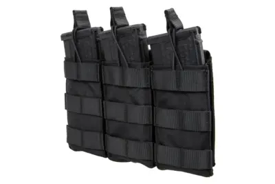 Potrójna ładownica typu Open na magazynki  M4/M16 Specna Arms Czarna - obrazek 3