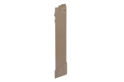 asgbox.pl - Magazynek Hi-Cap 250 kulek do replik SA- X 9mm Duo-system Tan