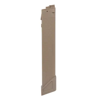 asgbox.pl - Magazynek Hi-Cap 250 kulek do replik SA- X 9mm Duo-system Tan