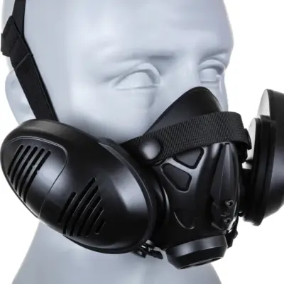 Alternative view of Maska Tactical Respirator Modeling Mask Czarny