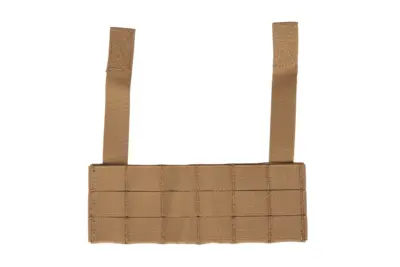 asgbox.pl - Dodatkowy panel Molle do kamizelek typu Chest Rig Wosport Coyote Brown
