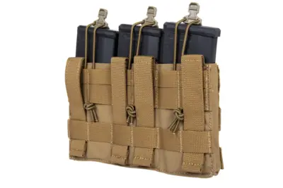asgbox.pl - Potrójna uniwersalna ładownica na magazynki Primal Gear Coyote Brown