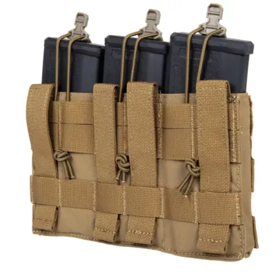 asgbox.pl - Potrójna uniwersalna ładownica na magazynki Primal Gear Coyote Brown