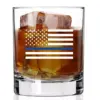 asgbox.pl - Szklanka do Whisky - POLICE FLAG