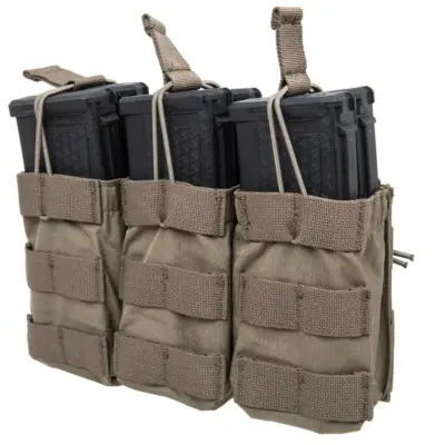 asgbox.pl - Potrójna ładownica Open na magazynki typu 7.62 Emerson Gear Ranger Green