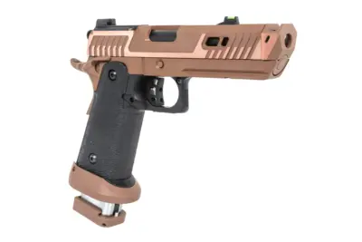 Pistolet ASG SRC Sahara Viper DUAL POWER z walizką transportową i magazynkiem CO2 Flat Dark Earth - obrazek 4
