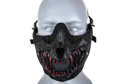 Maska Stalker EVO PLUS Fangs Ear Protection Czarny - obrazek 2