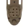 Uniwersalny adapter kabury taktycznej 360 stopni Wosport z mocowaniem na pas GB-ACC-22 Tan OD-G-WSP-29-044641-00 asgbox.pl