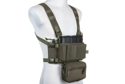 Kamizelka taktyczna typu Chest Rig Specna Arms Tactical Adaptive V2 Oliwkowa - obrazek 2