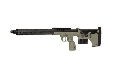 Replika karabinu snajperskiego Desert Tech SRS-A2/M2 22” (leworęczna) - oliwkowa - obrazek 3