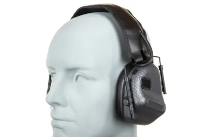 Aktywne ochronniki słuchu Wosport HD-12 wersja IPSC Gen 5 Carbon Fiber - obrazek 3