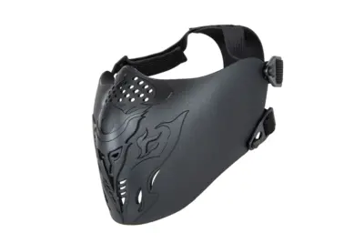 Maska polimerowa "Ferro style" - Czarny - obrazek 4