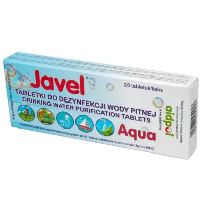 asgbox.pl - Tabletki do uzdatniania wody JAVEL AQUA 20szt