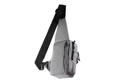 Torba-Kabura na Ramie - Melange Grey - obrazek 2
