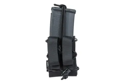 asgbox.pl - Pojedyncza ładownica typu Open Specna Arms Tactical na magazynki karabinowe Czarna