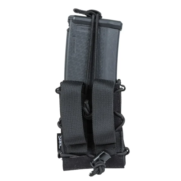 asgbox.pl - Pojedyncza ładownica typu Open Specna Arms Tactical na magazynki karabinowe Czarna