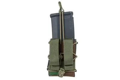 Pojedyncza ładownica typu Open Specna Arms Tactical na magazynki karabinowe Woodland - obrazek 3