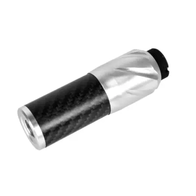 asgbox.pl - Karbonowy tłumik dźwięku DSL2 36x100mm - Srebrny